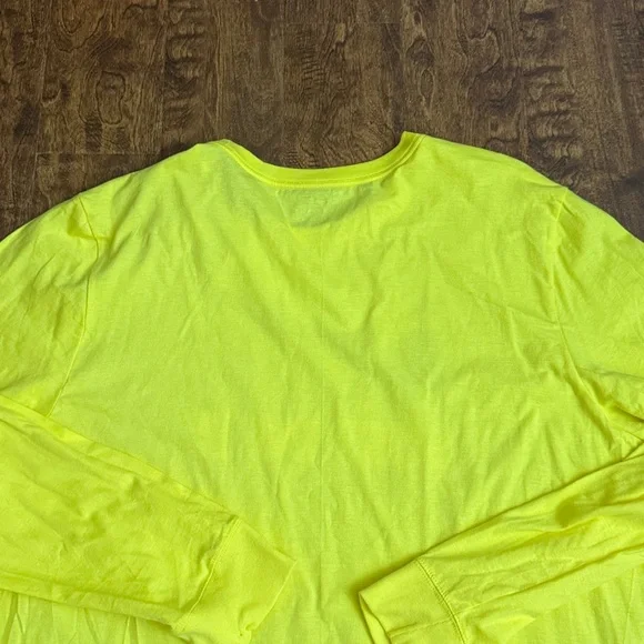 Nike Vibrant Yellow Long Sleeve Tee Size XXL - Picture 13 of 17